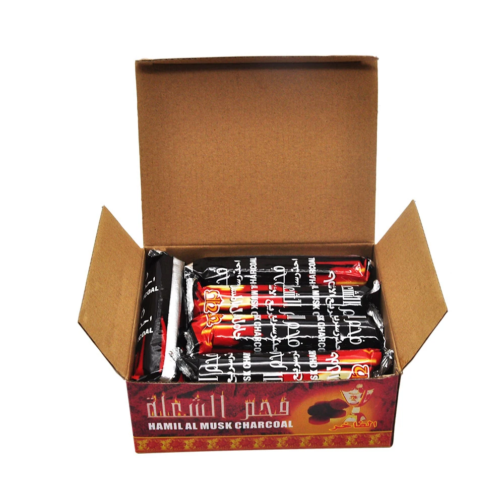 100Pcs / Box Tablet Quick Light Coal Tablets Hookah Charcoal for Hookah