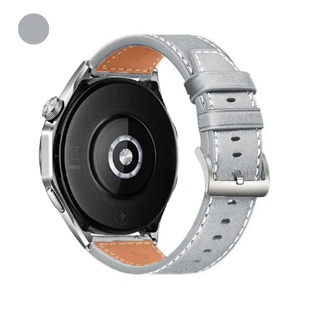 Premium Leather Wristband with Multiple Color Options - 20/22mm