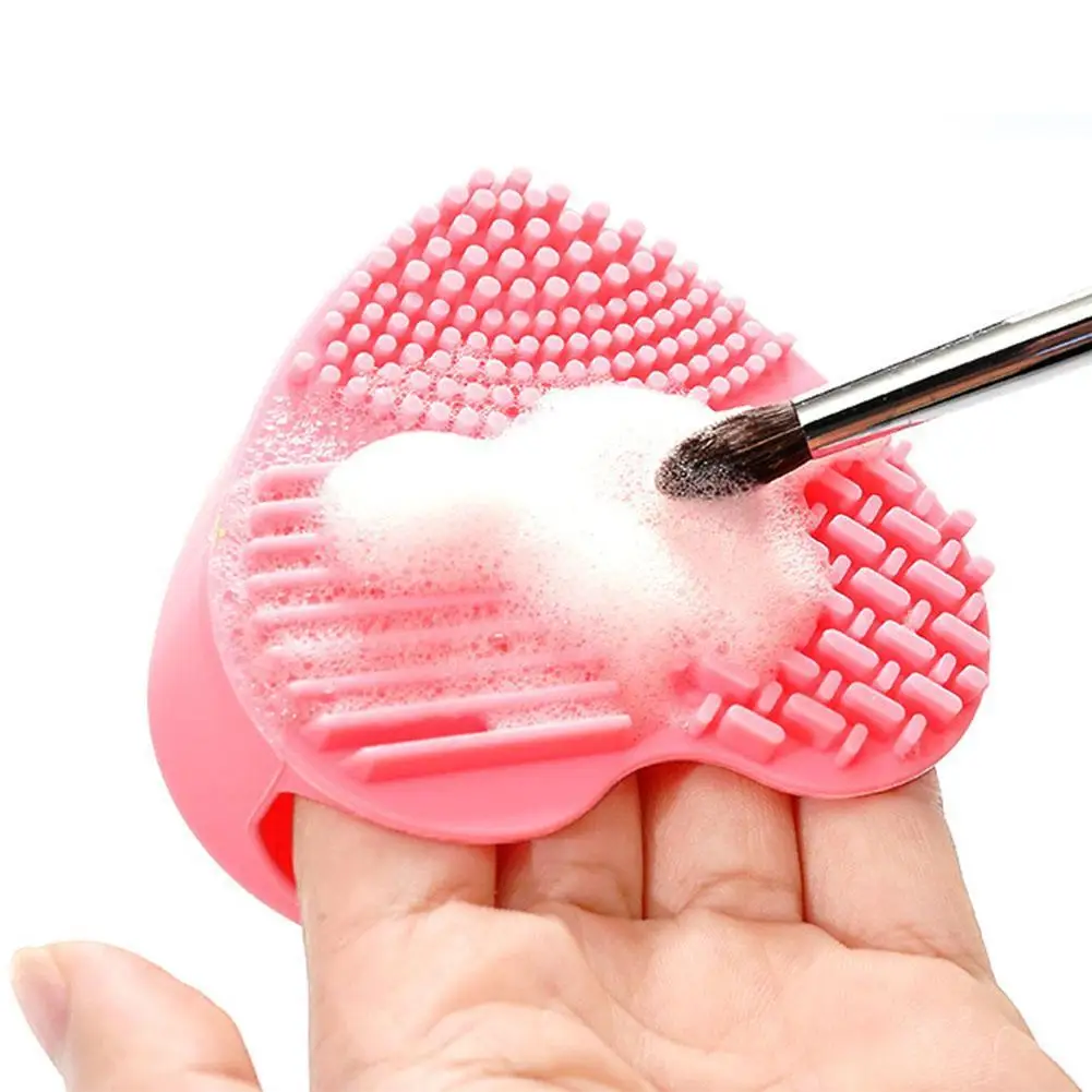 SiliconeMakeupBrushesCleanerWashingPadsCleaningBrushMat