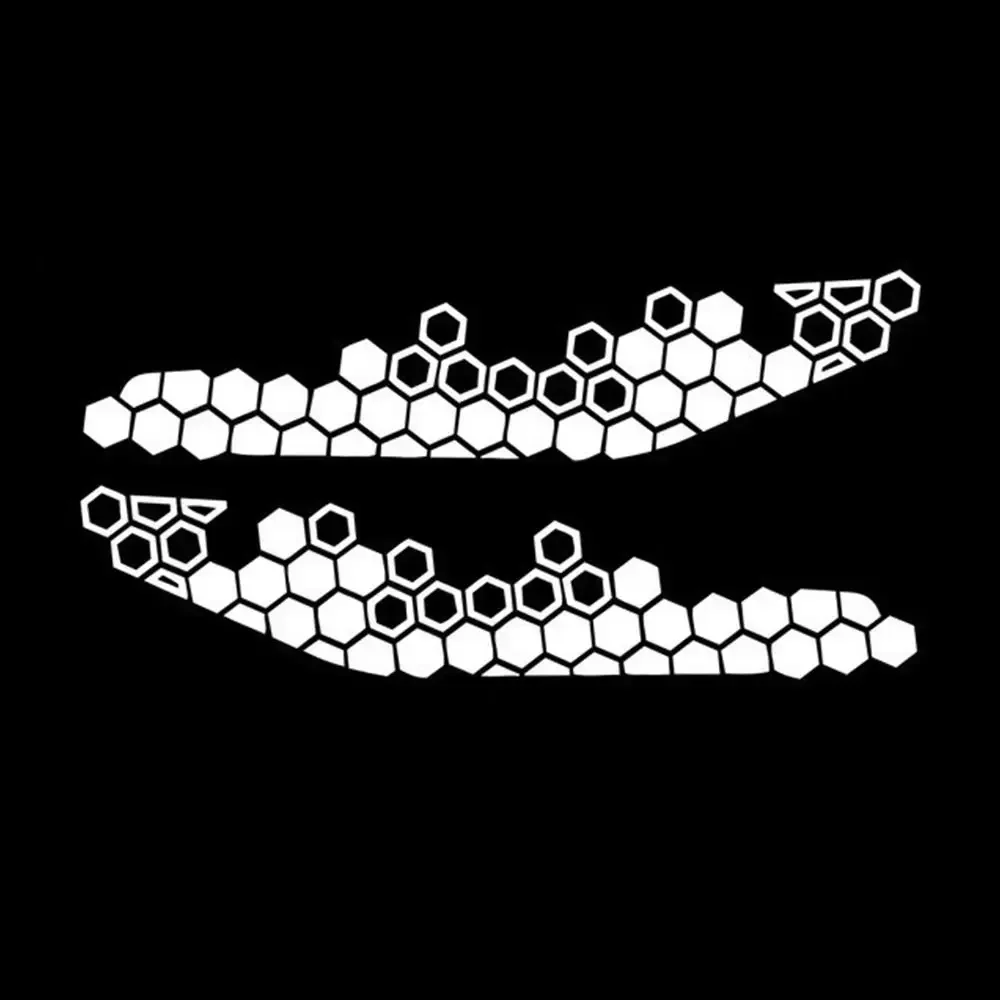 Motorcycle Stickers Motorcycle Honeycomb Decals Reflective Stickers Multicolor Decorative Sticker Motorbike Bumper Ornament Modification Accessories