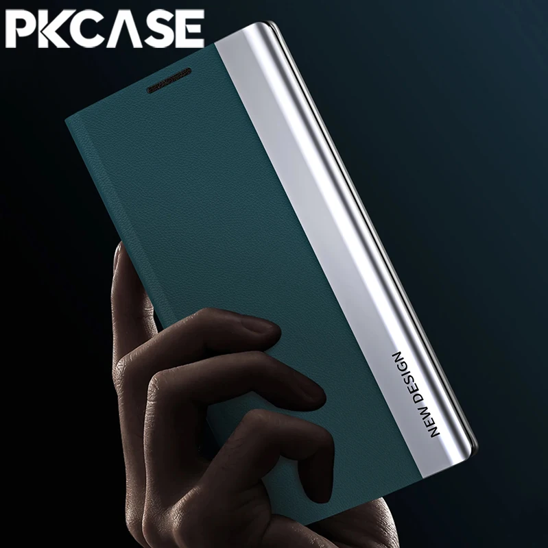 Magnetic Flip Leather Phone Case with Bracket Cover