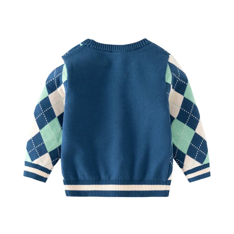 3-7T 신상품 오픈 스티치 크리스마스 남아 여아 스웨터 트리 겨울 가을 스트리트웨어 패션 남아 스웨터