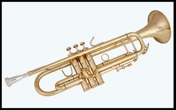 Silver Plated Trumpet LT197GS-77 Small Brass Musical Instrument Trompeta Professional High Grade. Bb Small Trumpet