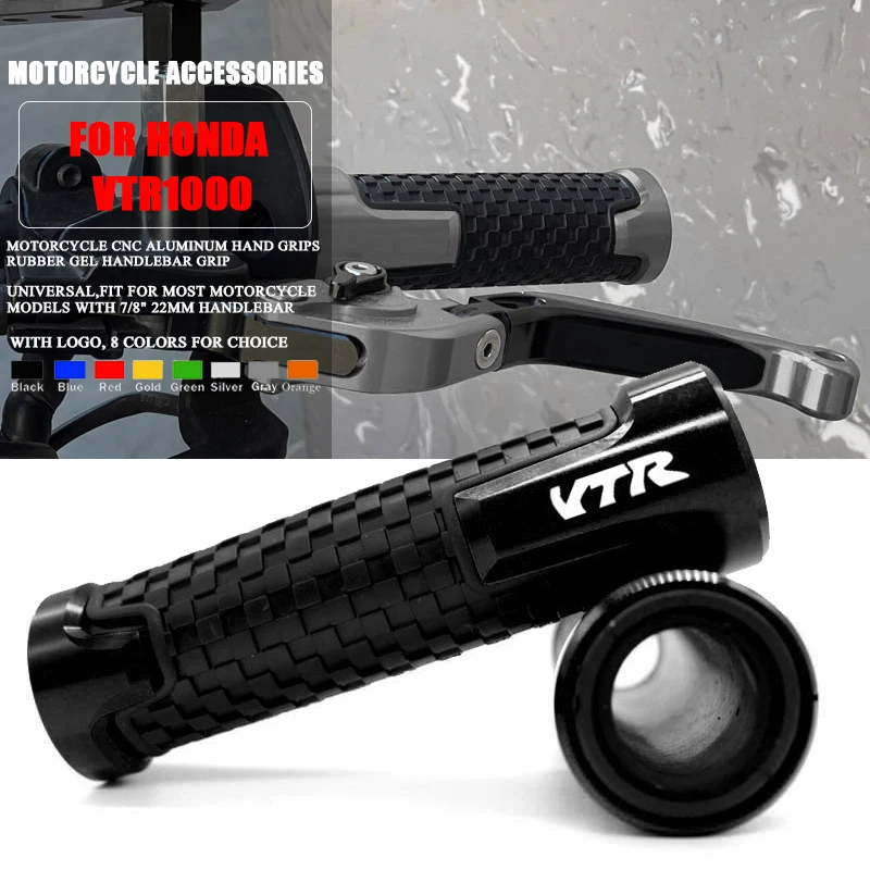 

For Honda VTR1000 VTR 1000 SP-1 SP1 SP2 SP-2 SP 1 2 RC51 Motorcycle Accessories 7/8'' 22MM CNC Handlebar Grips Handle