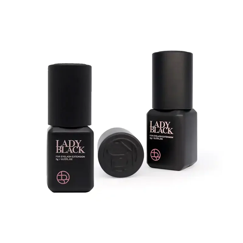 1 Bottle Korea Lady Black Eyelash Extension Glue Fast Drying 5ml Original Professional False Lash Adhesive Makeup Tools Shop 5