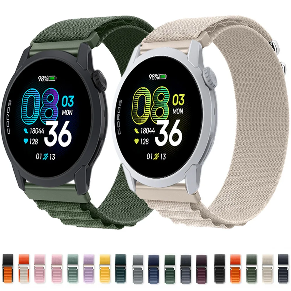 Versatile Nylon Alpine Loop Band - 20mm/22mm Adjustable Wristband