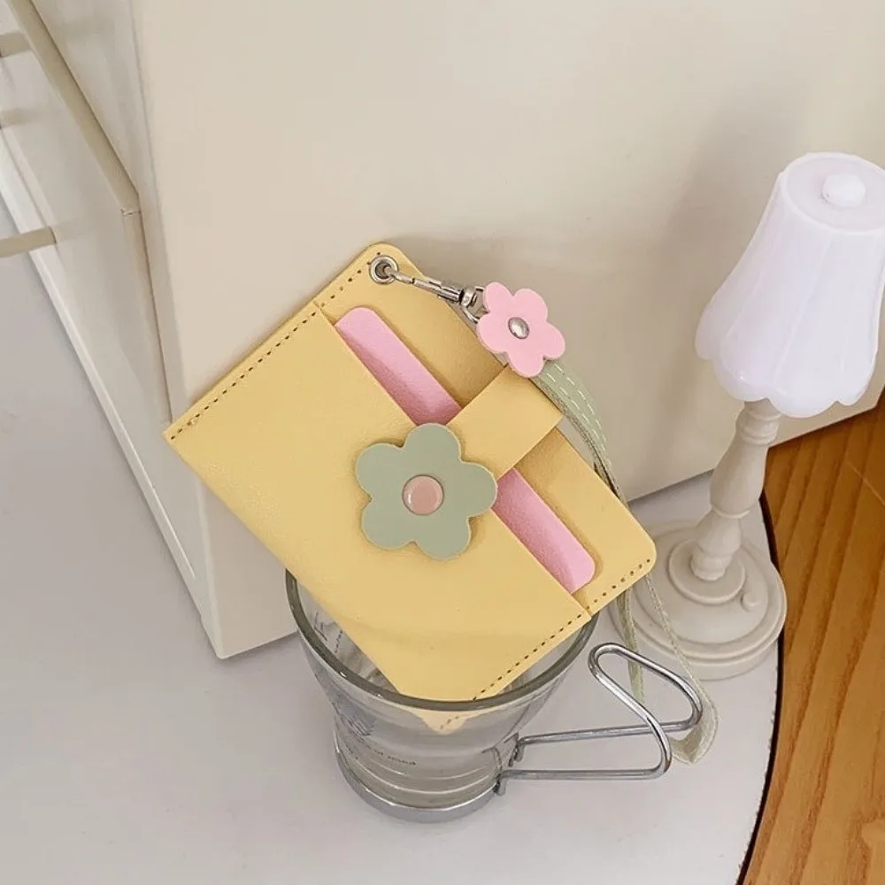 Chic Color Block Mini Wallet: Stylish PU Leather Card Holder & Coin Purse