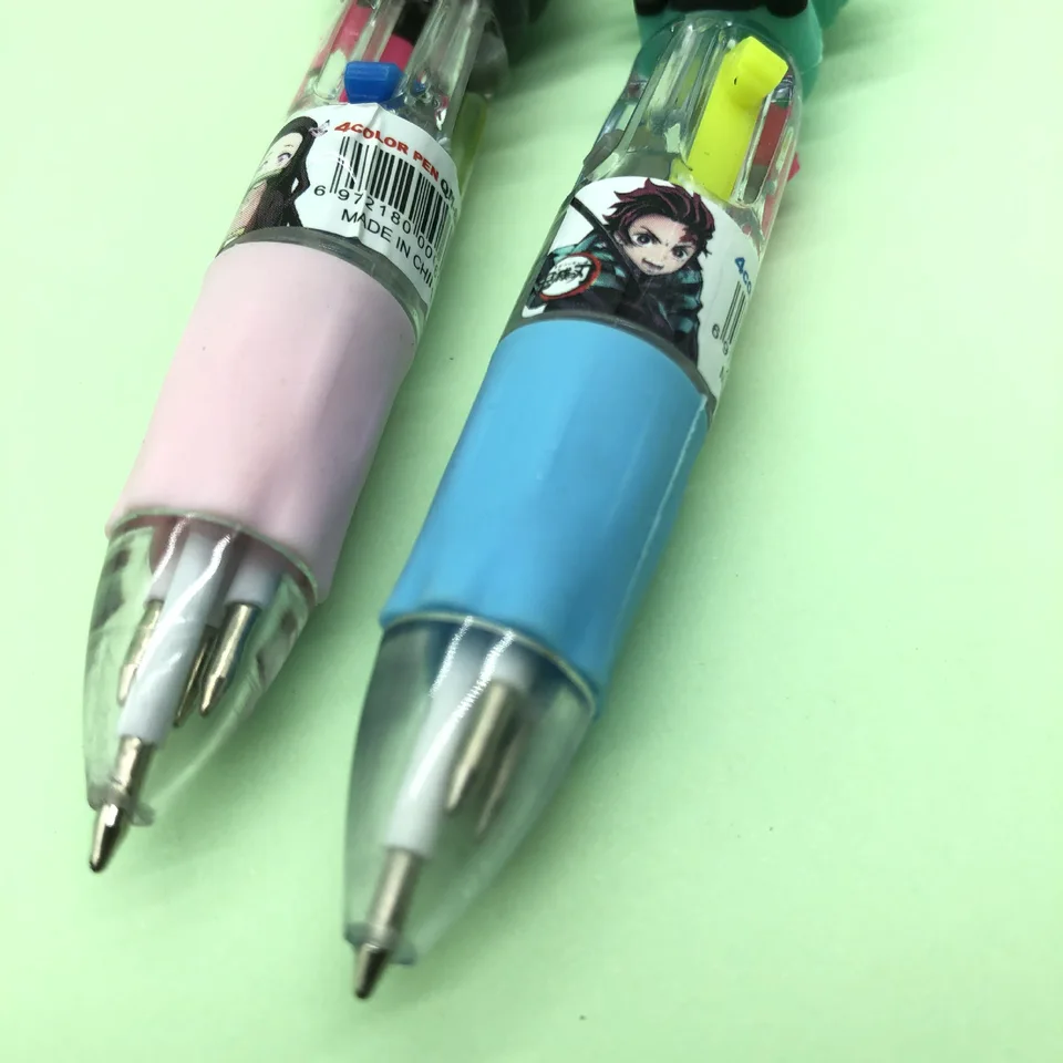 Set 6 Penne A Sfera Retrattili 0.5mm Tema Kamado Tanjiro - Design Anime, Scrittura Fluida, Regalo Per Fan - 6