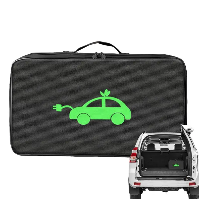 EV Cable Organizer Bag Waterproof Electric Car Charger Case Cable Storage Bag For EV Car Charging Cables auto Accessories cable organizer silicone usb cable winder desktop tidy management clips desktop cables organizer for mouse headphone wire