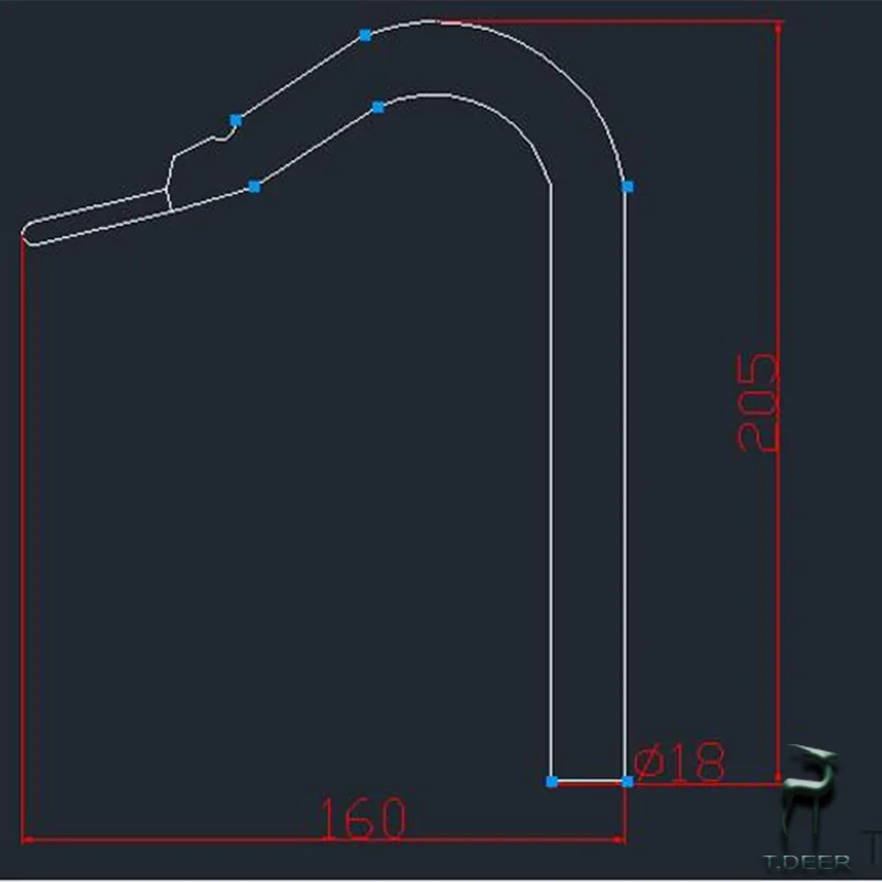 Woodworking Clamp Workbench Holdfast Steel Clamp T.DEER BD-Holdfast-S Suitable for 19mm table holes