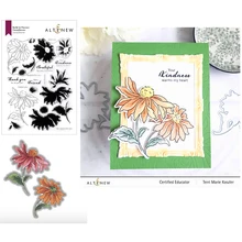 2022 New Special Sale Build a Flower Coneflower Metal Cutting Dies Stamps Stencils Diy Scrapbooking Paper Craft Card Gift Molds
