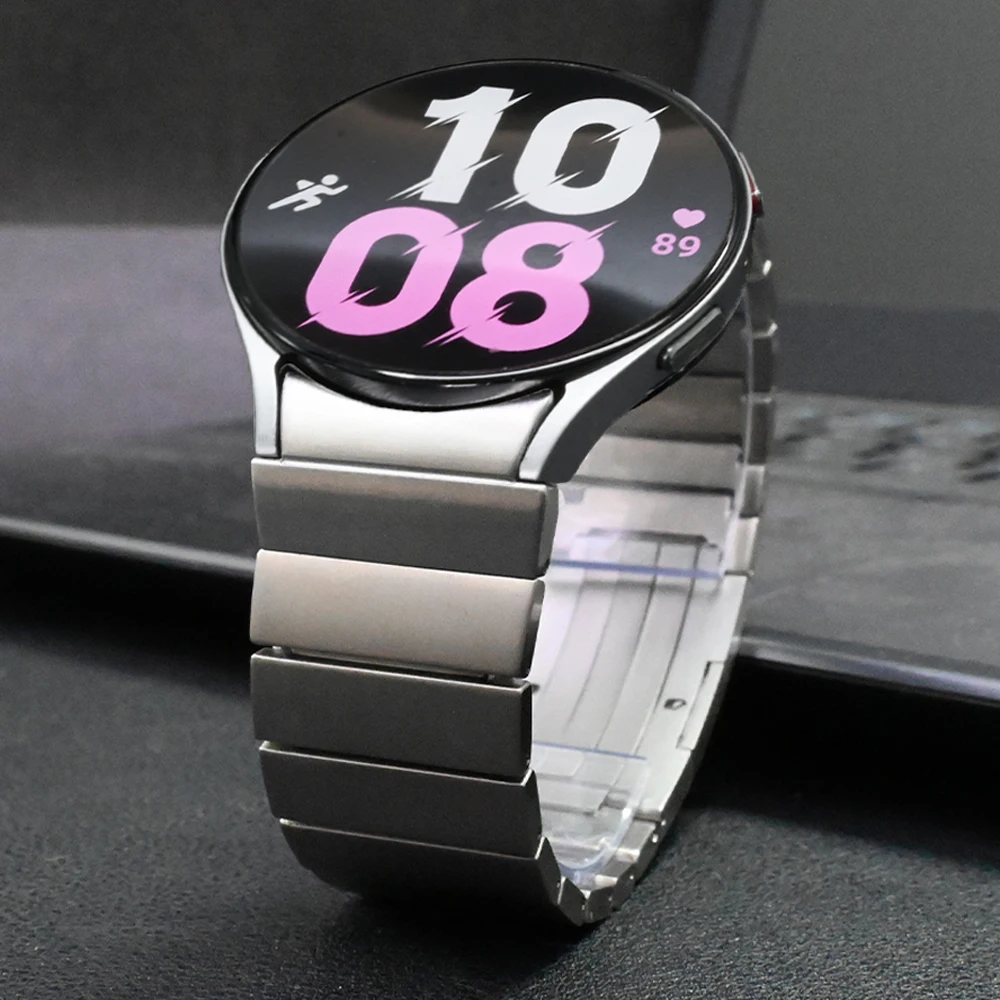 Titanium No Gaps Link Bracelet - Quick Fit Band Strap