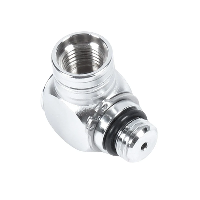 

360 Degree Adjustable Connector Rotatable Adapters Scuba Diving Regulator Connector