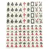 Classic Mini Mahjong Set Mini Traditional Chinese Mahjong Set Portable Elaborately Crafted Mahjong With Poker Cards For Travel 2