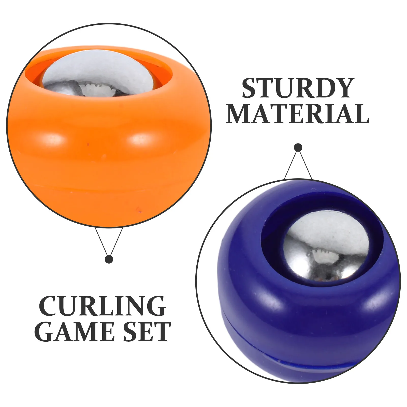 20Pcs 당구대 컬링 공 미니 셔플보드 롤러 볼링 핀 탁상 게임 세트 가족 모임 파티 스포츠