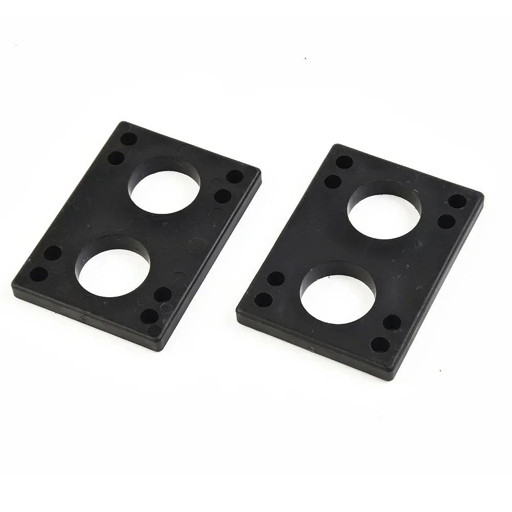 10mm Gasket Riser Pads 40mm Bolts For Skateboard Longboard Double Rocker Rubber Pads Metal Bolts 1Set 8 Screws 2 Spacers 16Pcs