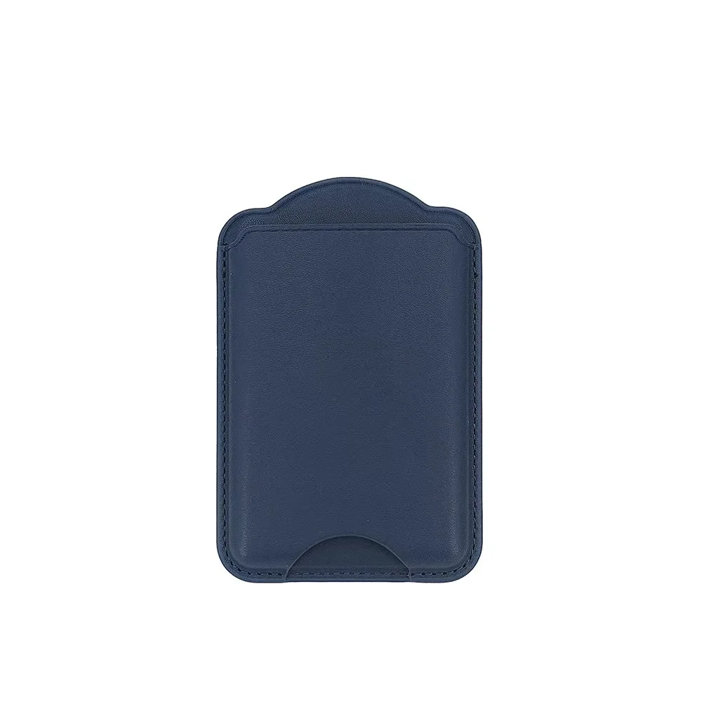 Leather MagSafe Magnetic Wallet Card Holder - Elegant Phone Accessory