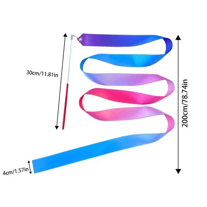 Gymnastics Ribbon with Twirling Stick for Art Gymnastics Ballet Dance Kid Sport Performance Stage Show Training Rhythmic gymnastics ribbon,gymnastics streamer rod