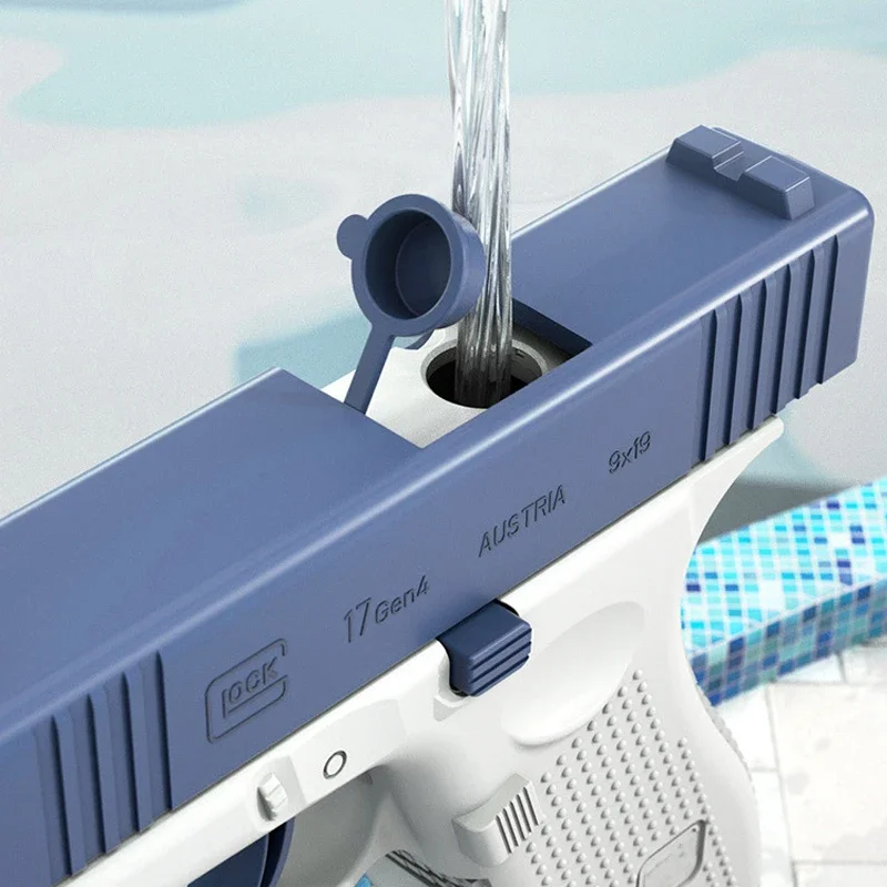 Summer Mini Manual Water Gun Toy Glock Pistol Unharmful Non Electric Water Spray Toy Outdoor Swimming Pool Beach for Kids Adult 4