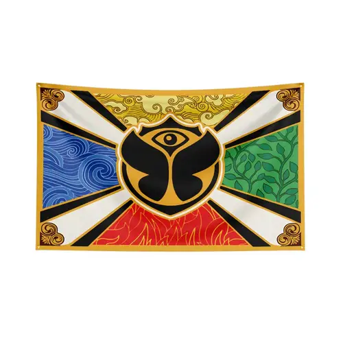 Tomorrowland Festival Flag Polyester Digital Printing Electronic Music Banner - Image 2