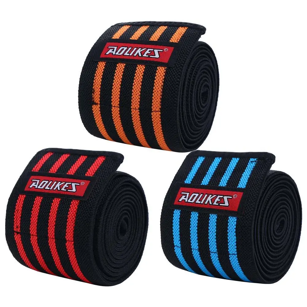 

1PCS 180*8CM Fitness WeightLifting Leg Knee Compression Straps Wraps Elastic Bandages Poverlifting Training