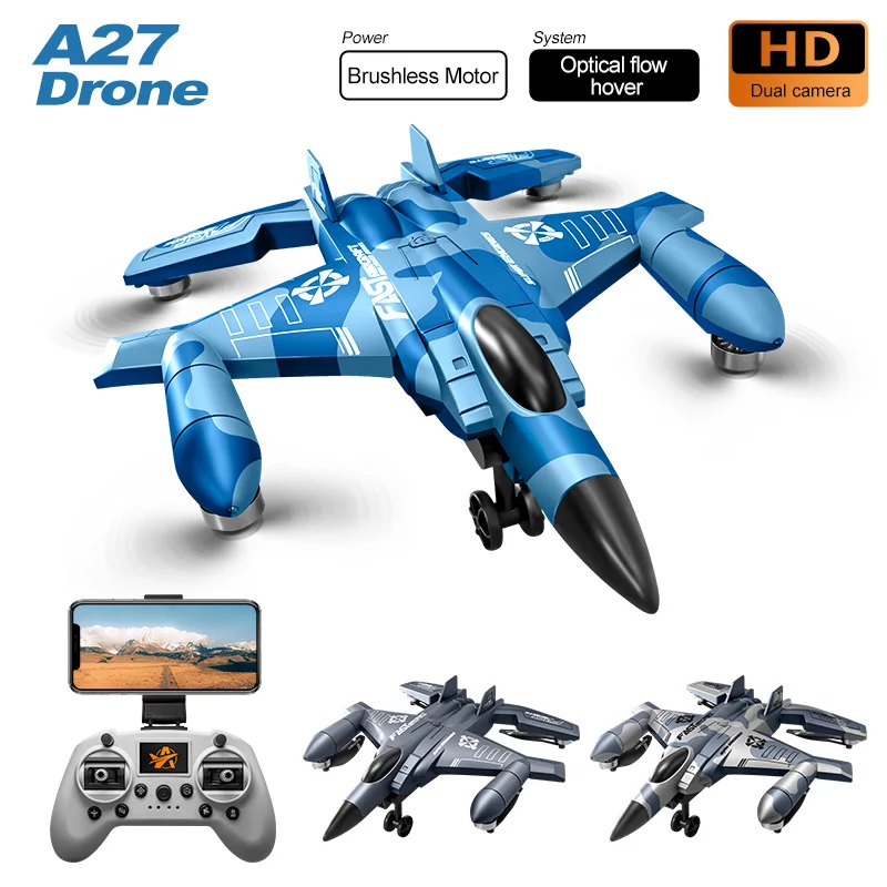Drone A27 Dual 8K Cameras Moteur Sans Balais 25min Vol