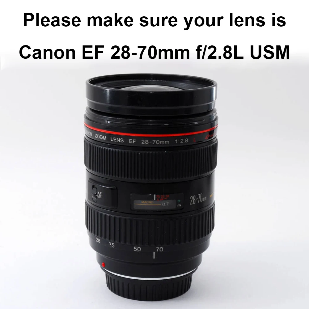 Canon EF 28-70mm F2.8 L USM +ET-83レンズフード EW-83B II EW83BII Camera Lens Hood for Canon EF 28-70mm f/2.8L USM
