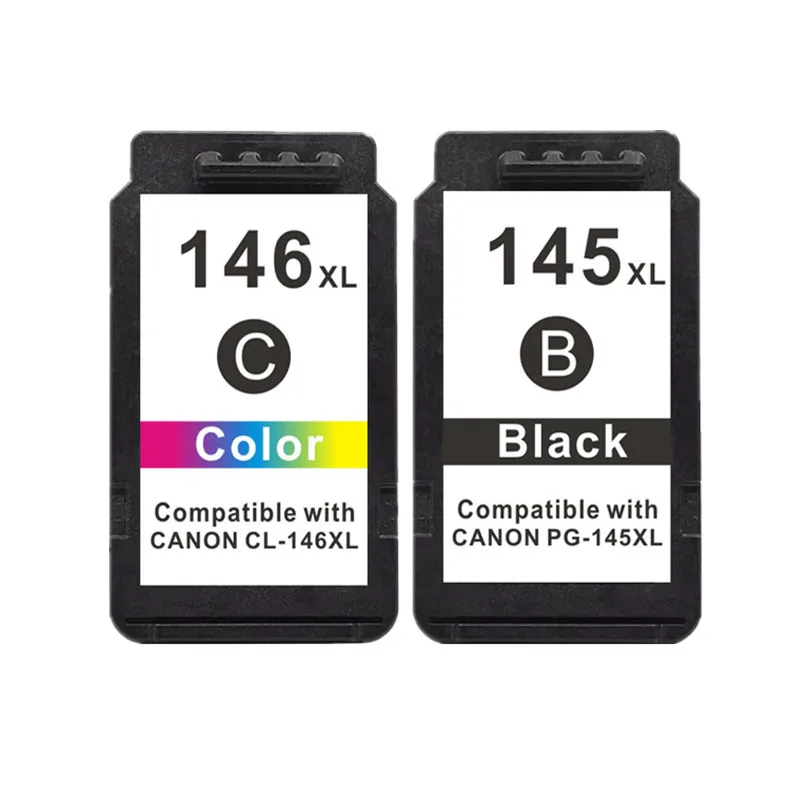Compatible 145XL 146XL PG 145 146 XL Ink Cartridge for Canon PG145 CL146 PG-145 CL-146 for pixma MG2410 MG2510 Printer Printer Supplies Ink Cartridge Inkjet Ink Cartridge