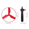 1pc Kids Pull String Flying Disc Propeller Helicopter Outdoor Toys Fun Game Sports Flying Spin Top Children Development Toy 6
