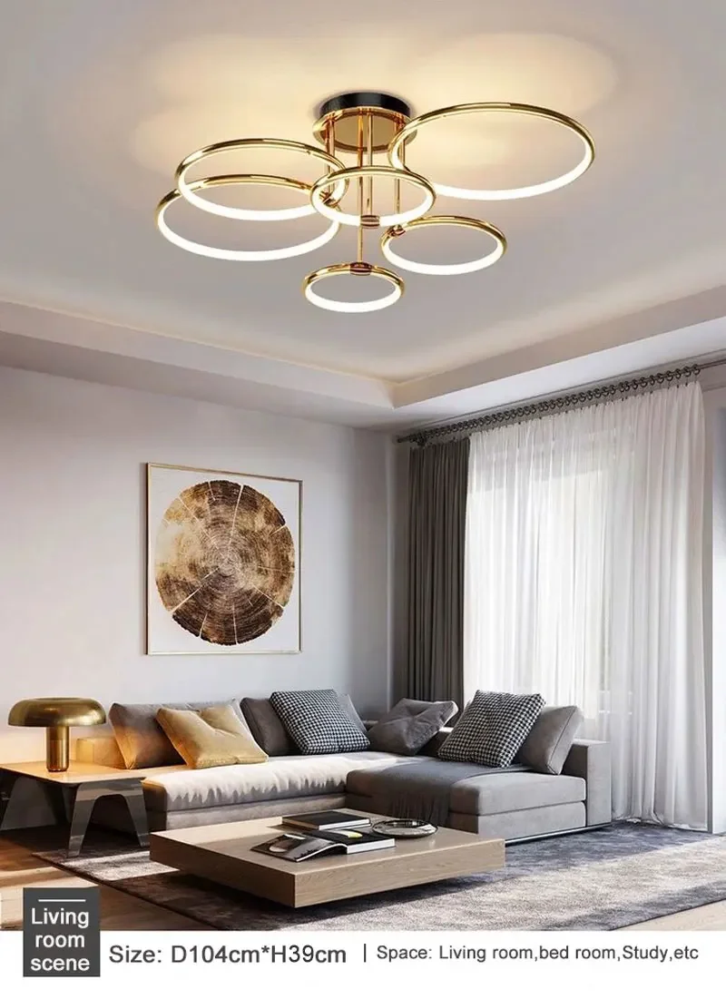 Description Picture 2 of itemNordic Designer Ceiling Lights Creative Simplicity Luminaire Bedroom Parlor Study Office Restaurant Hotel Hall Decor Chandelier