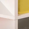 Space-Efficient Kids Storage Organizer for Small Bedrooms, Corner Shelf, White 6