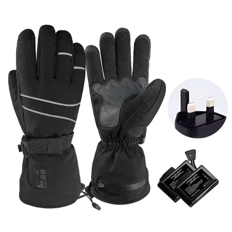 

Heated Gloves Rechargeable 7.4V 2200mAh Battery Electric Hand Warmers Heating Gloves for Men Women, Lasts 6Hrs, 3 Levels