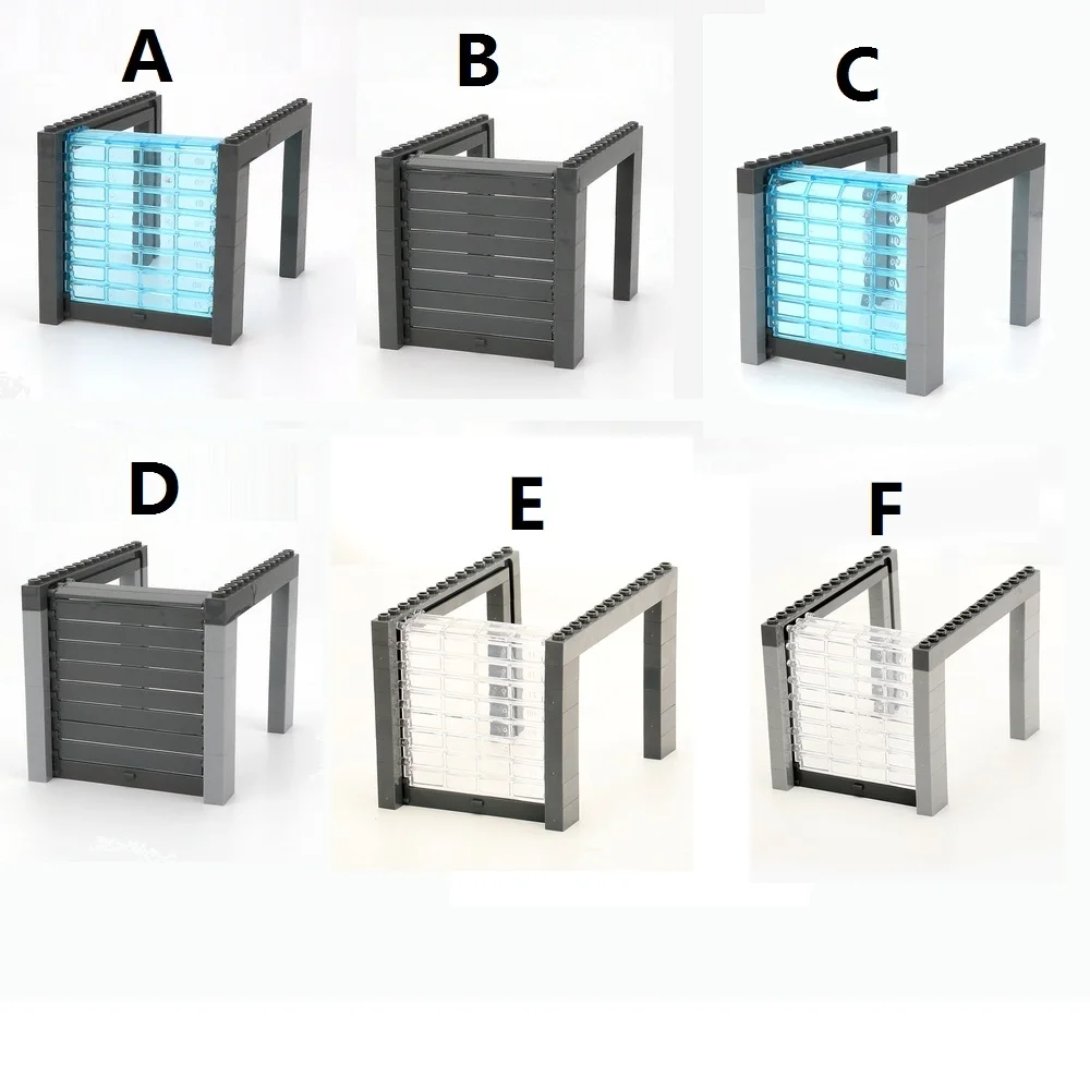 Bloccaggio Auto Cancello Di Rotolamento Porta Del Garage Militare Swat Polizia Pistola Armi Mattone Per Città Moc Blocchi Min Giocattoli Per Bambini