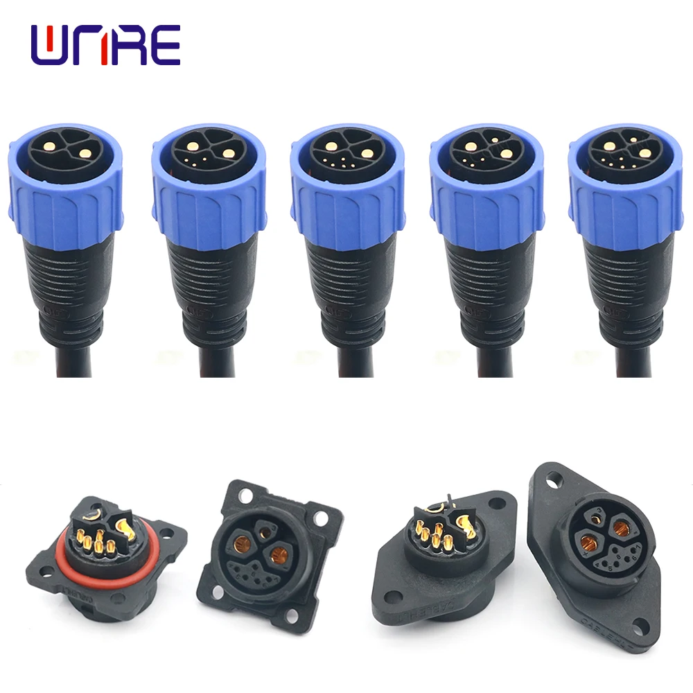 Connecteur De Décharge 6 Broches Pour Batterie De Vélo électrique - Prise Mâle/femelle, 15A 125V, En ABS Noir - Compatible Avec Nombreuses Marques