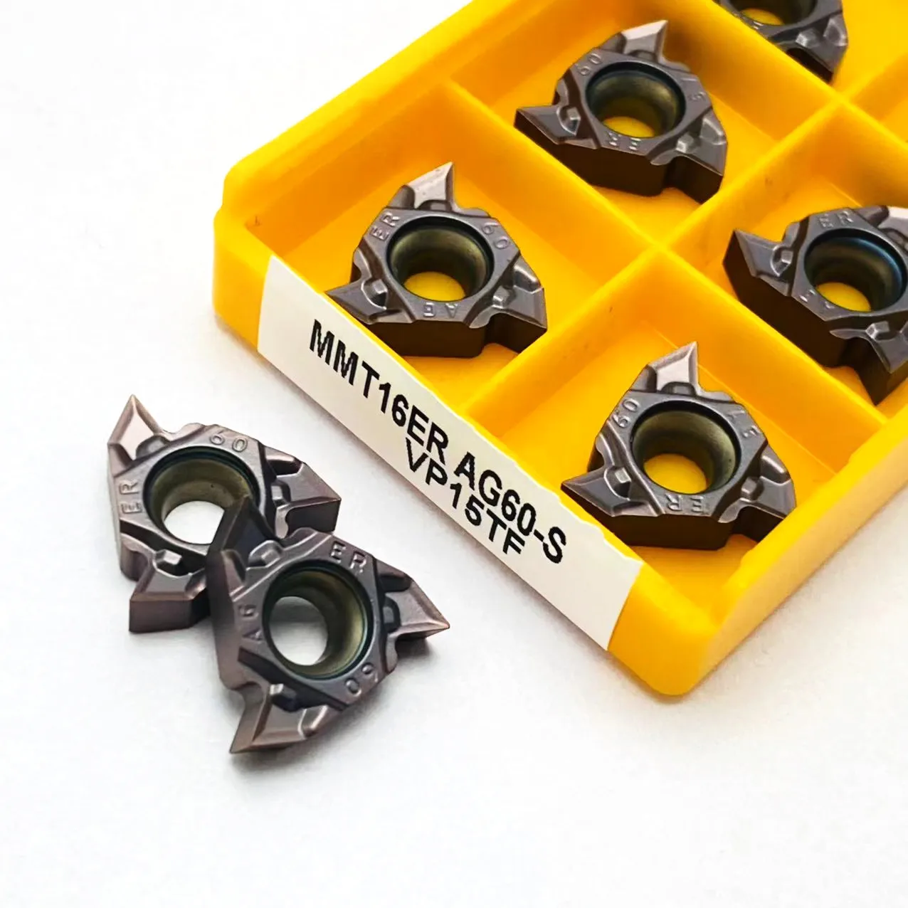 

Аксессуар для станков с ЧПУ из твердого сплава резьбовое лезвие MMT16ER AG60-S VP15TF 40 коробка