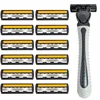 Shaver Brand New Design Men Razor Shaving Three Layer Shaver Reusable Razor Imported Blade Multi Tool Head Change 2