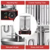 Electric Semi-Automatic Rotating Doner Kebab Machine Chicken Shawarma Grill Machine 220V 5