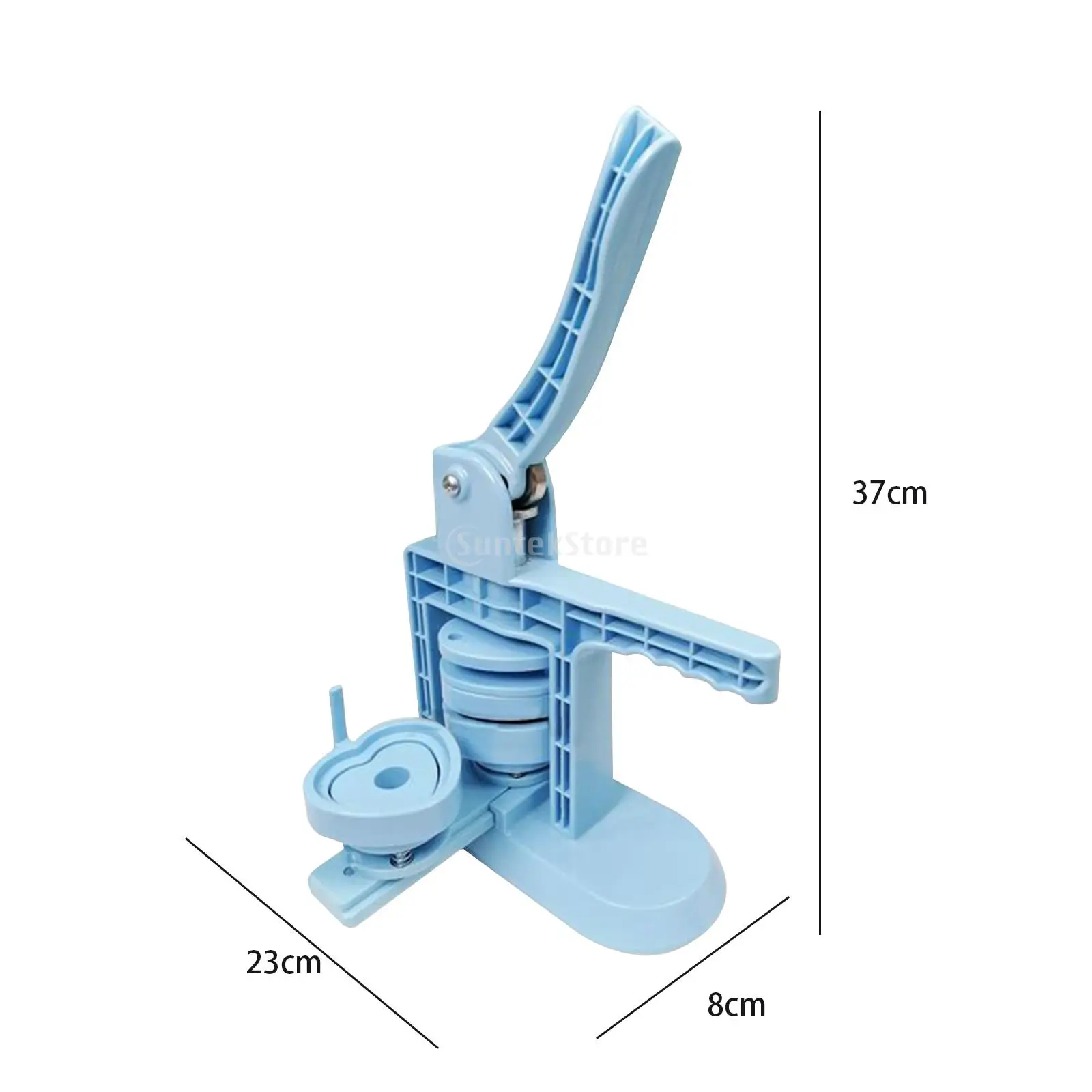 Button Badge Making Machine Heart Shape Button Maker Machine Compact Making Supplies for DIY Pin Buttons Gifts