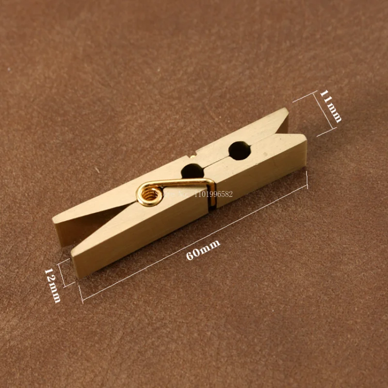 Vintage Brass Leather Edge Oil Smear Drying Clip DIY Handmade Leather Purse/watch Band Smear Drying Edge Oil Auxiliary Tool