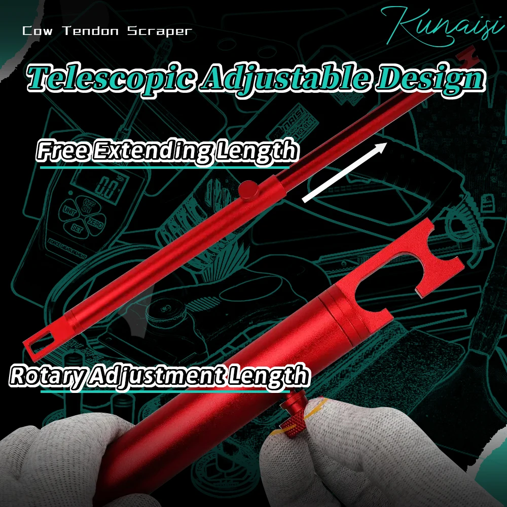 Support Rod for Car Polishing 31-46.5cm Retractable Aluminum Holding Vehicle Trunk Lid Door Fixing Tools