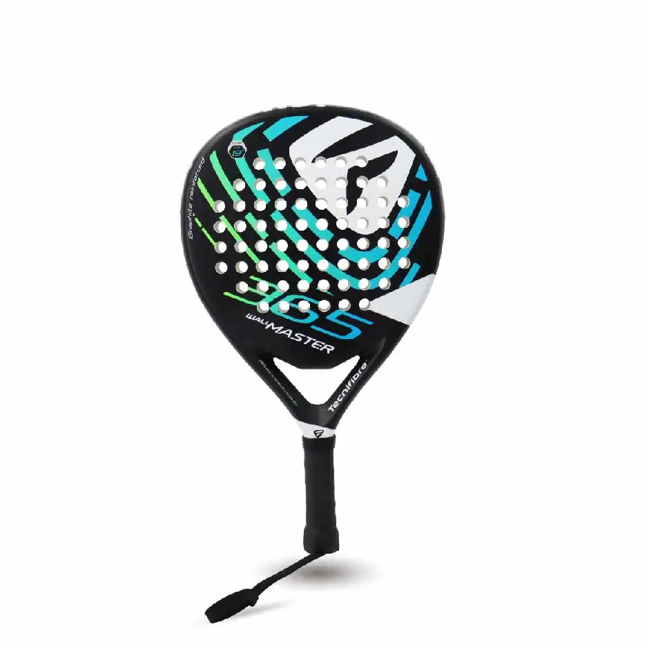 TF365 Padel Racket Tennis Fiber Glass Surface Eva 19 Carbon Fiber EVA Soft Unisex Paddle Rackets Lightweight