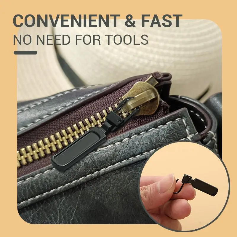 TOOL-FREE DETACHABLE STYLISH ZIPPER PULL 3/5PCS/PACK Tirette de fermeture &agrave; glissi&egrave;re &eacute;l&eacute;gante et d&eacute;tachable
