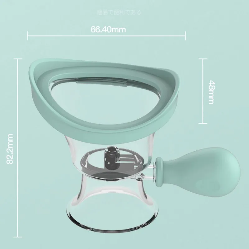 Squeezing Type Eye Wash Cup Household Accessories Eye Flow Liquid Rinsing Device Portable Transparent Silicone Cup Eye Cleaner 6