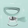 Squeezing Type Eye Wash Cup Household Accessories Eye Flow Liquid Rinsing Device Portable Transparent Silicone Cup Eye Cleaner 6