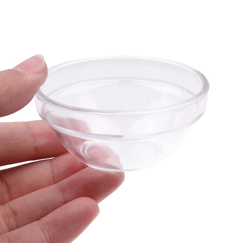 1PC Acrylic Facial Mask Essential Oil Bowl Facial Makeup Skin Care Tools Beauty Salon Essential Oil Bowl Thickening Mask Bowl