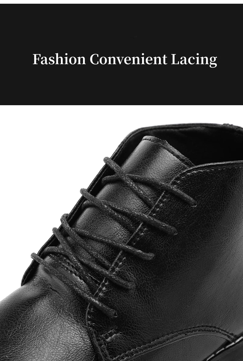 2023 New High-top Men's Casual Leather Shoes Classic White Business Men's Derby Shoes Fashion Pointed toe Dress Shoes Men Oxford