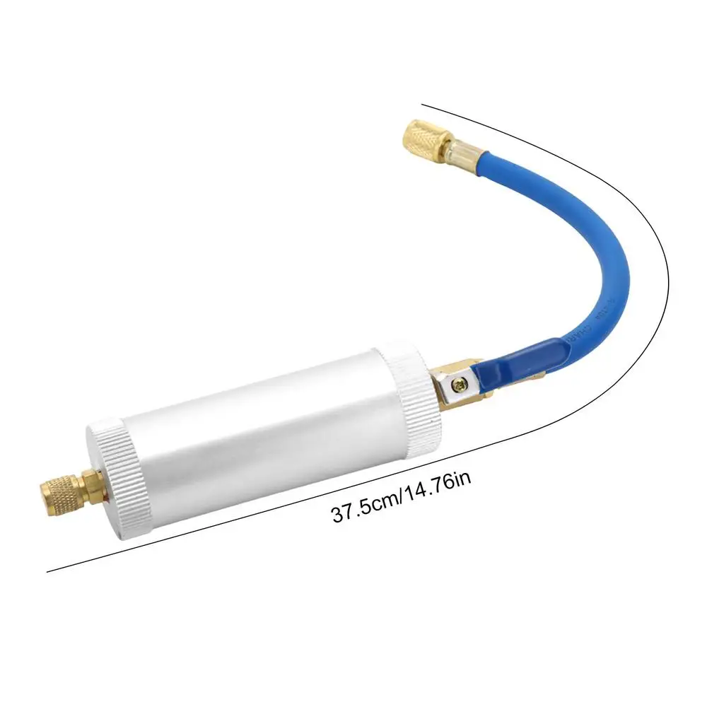 Car Refrigerant Recharge Kit Refrigerant Charge Set Quick Coupler Refrigerant Filling Tool Dispensing Valve AC Recharge Hose Kit