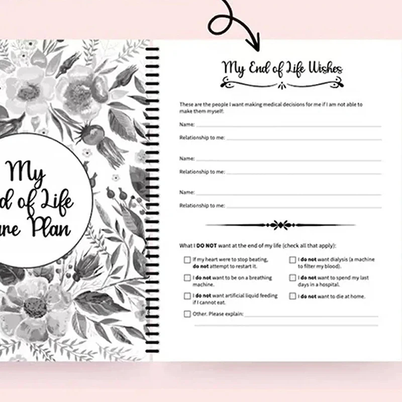 Sorry It&rsquo;s Your Problem Now Because I'm Dead Funny End Of Life Planner End Of Life Planner Organizer Workbook