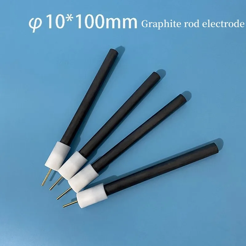 10mm diameter laboratory electrochemical high-purity graphite rod electrode auxiliary electrode carbon customization