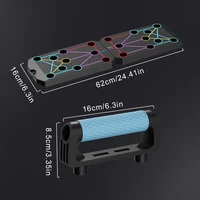 Home Push Up Board Portable Pilates Bar at Home Gym With Handles & Rope Full Body Workout at Home For Women Man - Image 3